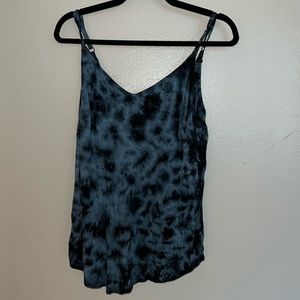 TORRID 4 Way Stretch Tie Dye Cami BLUE/BLACK Size 0